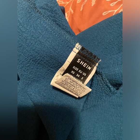 SHEIN VCAY Solid Slant Pocket Wide Leg Pants - Picture 7 of 7